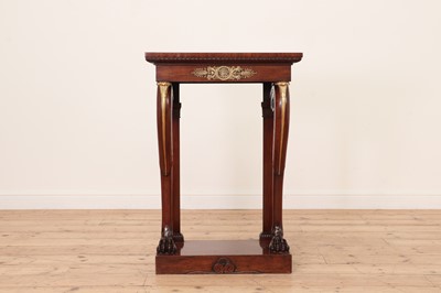 Lot 219 - A Regency mahogany pier table