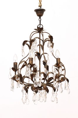 Lot 170 - A five-light ceiling light