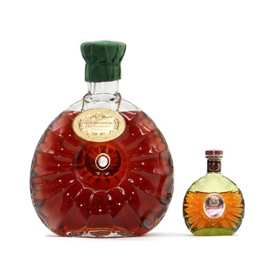 Lot 301 - Remy Martin, Centaure Cristal Decanter (1) together with a miniature of the same (1)