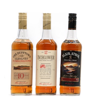 Lot 307 - Blair Athol (1), Glenlivet, The Dufftown (1) and Inchgower (1)