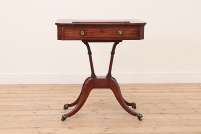 Lot 226 - A Regency mahogany reading table