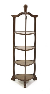Lot 139 - An oak cake stand by Alan 'Acornman' Grainger