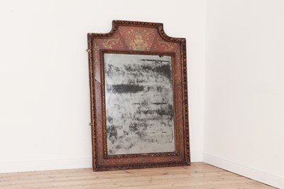 Lot 263 - A giltwood and painted pier mirror