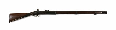 Lot 77 - A Parkerfield & Son .577 Enfield pattern percussion rifle