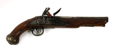 Lot 109 - A flintlock dragoon Tower pistol