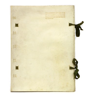 Lot 61 - ONE OF ONLY 12 COPIES: Chaucer (Geoffrey): The Romaunt of the Rose