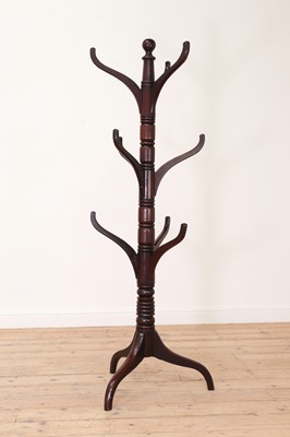 Lot 25 - A Regency mahogany hat stand