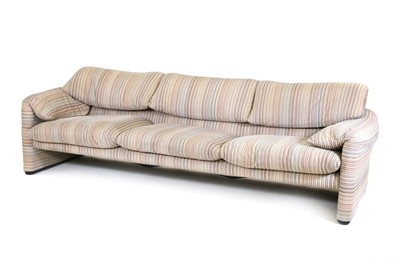 Lot 455 - A Cassina 'Maralunga' three-seater settee