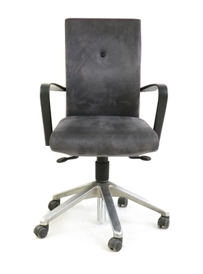 Lot 494 - A swivel office chair