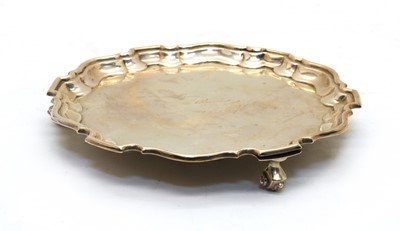 Lot 4 - A silver salver
