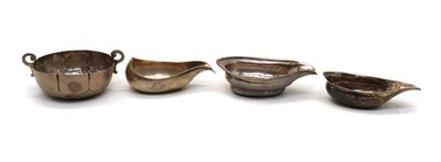 Lot 37 - A George III silver pap boat