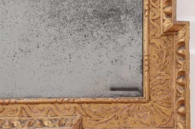 Lot 184 - A pair of George II gilt gesso pier mirrors