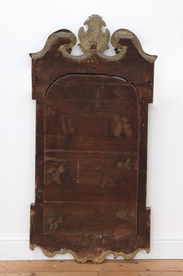 Lot 184 - A pair of George II gilt gesso pier mirrors
