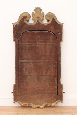 Lot 184 - A pair of George II gilt gesso pier mirrors