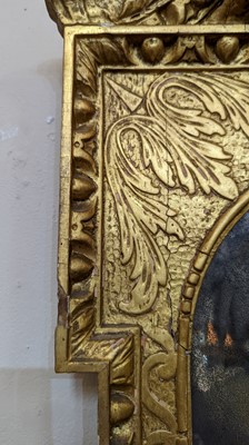 Lot 184 - A pair of George II gilt gesso pier mirrors