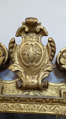 Lot 184 - A pair of George II gilt gesso pier mirrors