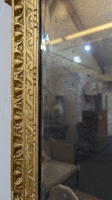 Lot 184 - A pair of George II gilt gesso pier mirrors