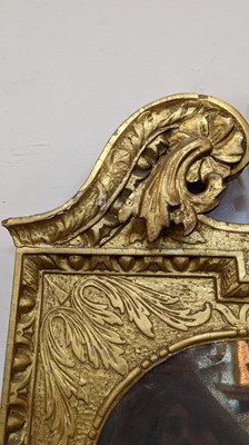 Lot 184 - A pair of George II gilt gesso pier mirrors