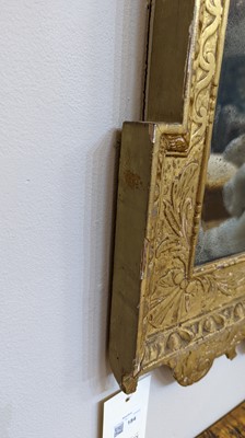 Lot 184 - A pair of George II gilt gesso pier mirrors
