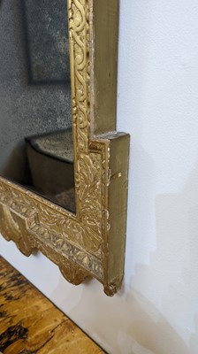Lot 184 - A pair of George II gilt gesso pier mirrors