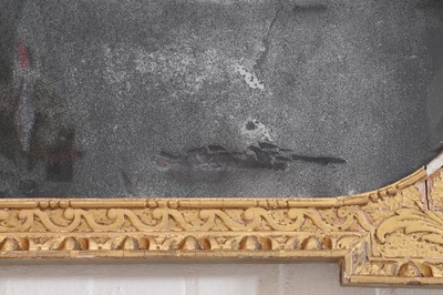 Lot 184 - A pair of George II gilt gesso pier mirrors