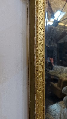 Lot 184 - A pair of George II gilt gesso pier mirrors
