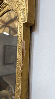 Lot 184 - A pair of George II gilt gesso pier mirrors