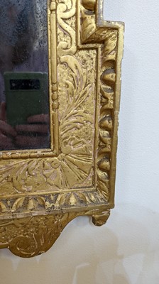 Lot 184 - A pair of George II gilt gesso pier mirrors