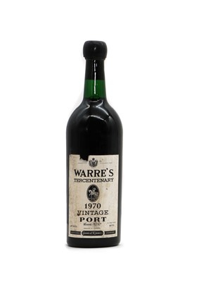 Lot 292 - Warres Tercentenary, Vintage Port, 1970 (1)
