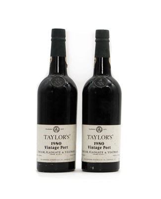Lot 291 - Taylors, Vintage Port, 1980 (2)
