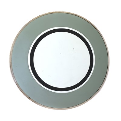 Lot 446 - A circular wall mirror