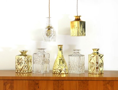 Lot 428 - Eight contemporary Lee Brom 'Decanter' lights