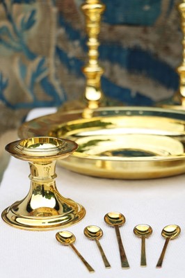 Lot 348 - The Colman 'Armada' silver-gilt presentation service