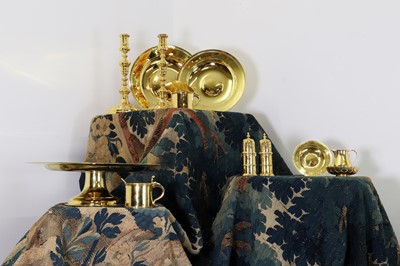 Lot 348 - The Colman 'Armada' silver-gilt presentation service