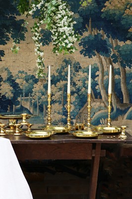 Lot 348 - The Colman 'Armada' silver-gilt presentation service