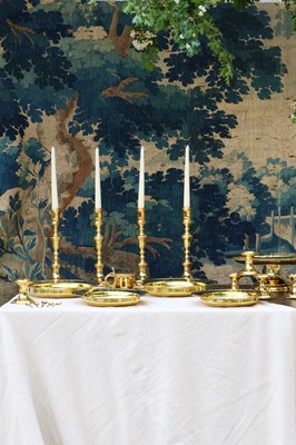 Lot 348 - The Colman 'Armada' silver-gilt presentation service