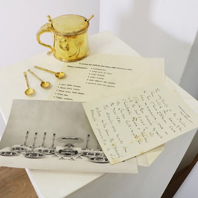 Lot 348 - The Colman 'Armada' silver-gilt presentation service