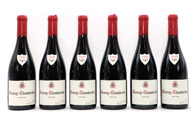 Lot 69 - Gevrey-Chambertin, Vieille Vigne, Domaine Fourrier, 2008 (6, boxed)