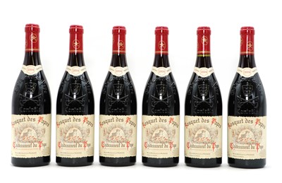 Lot 200 - Chateauneuf-du-Pape, Bosquet des Papes, 2004 (6, boxed)