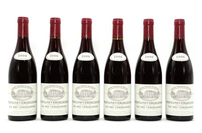 Lot 84 - Pernand-Vergelesses, Ile de Vergelesses Domaine Chandon de Brialles, 2006 (6, boxed)