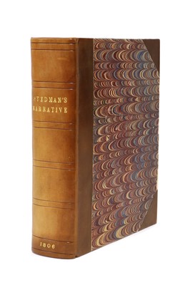 Lot 261 - STEDMAN/Narrative of a five years' exhibition against the revolted negros of Surinam, 1813