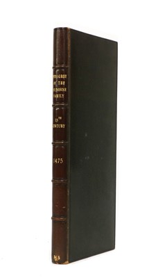 Lot 83 - Pedigree of the MILBORNE family (Lincoln)