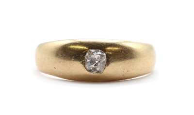 Lot 18 - An 18ct gold single stone diamond ring