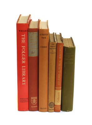 Lot 313 - PRINTING, BIBLIOGRAPHY & RELATED