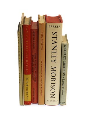 Lot 314 - PRINTING, BIBLIOGRAPHY & RELATED