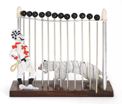 Lot 104 - A French 'circus' cocktail set
