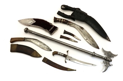 Lot 146 - A Gurkha presentation kukri scabbard