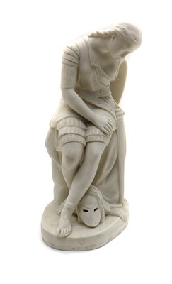 Lot 181 - A Minton Parian ware figure of Clorinda