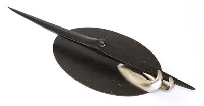 Lot 95 - A Hagenauer bronze speedboat