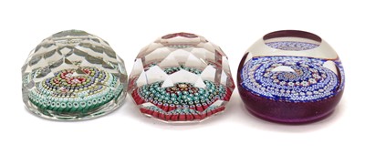 Lot 218 - A group of three Whitefriars paperweights